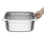 Vogue Stainless Steel 2/3 Gastronorm Tray 150mm - Image 5