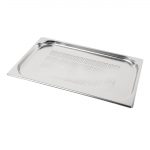 Vogue Stainless Steel Perforated 1/1 Gastronorm Tray 20mm - Image 4