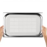 Vogue Stainless Steel Perforated 1/1 Gastronorm Tray 20mm - Image 6
