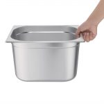 Vogue Stainless Steel 1/2 Gastronorm Tray 200mm - Image 5