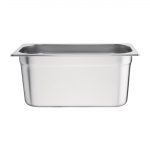 Vogue Stainless Steel 1/3 Gastronorm Tray 150mm - Image 4