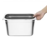 Vogue Stainless Steel 1/3 Gastronorm Tray 200mm - Image 5