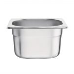 Vogue Stainless Steel 1/6 Gastronorm Tray 100mm - Image 4