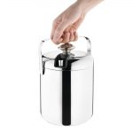 Olympia Ice Bucket with Lid & Tongs 1.23Ltr - Image 4
