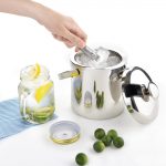 Olympia Ice Bucket with Lid & Tongs 1.23Ltr - Image 7