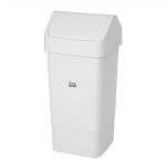 SYR Lucy Swing Top Bin White 50Ltr - Image 3