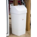 SYR Lucy Swing Top Bin White 50Ltr - Image 7