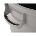 Jantex Heavy-Duty Round Bin Grey 120Ltr - Image 3