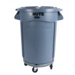 Rubbermaid BRUTE Container Grey 121Ltr - Image 4