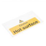 Vogue Caution Hot Surface Sign - Image 2