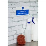 Vogue Hand Wash Only Sign - Image 4