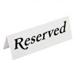 Plastic Reserve Signs (10 Pack) - Image 2