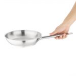 Vogue Stainless Steel Frying Pan 24cm - Image 3