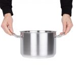 Vogue Stainless Steel Stew Pan 24cm - Image 6