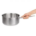 Vogue Stainless Steel Saucepan 24cm - Image 7