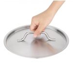 Vogue Stainless Steel Pan Lid 24cm - Image 2