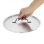 Vogue Stainless Steel Pan Lid 28cm - Image 3
