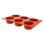 Pavoni Formaflex Silicone Muffin Mould 6 Cup - Image 2