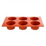 Pavoni Formaflex Silicone Muffin Mould 6 Cup