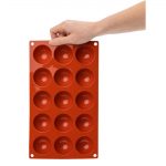 Pavoni Formaflex Silicone Half Sphere Mould 15 Cup - Image 7