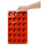 Pavoni Formaflex Silicone Pomponette Mould 24 Cup - Image 7