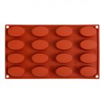 Pavoni Formaflex Silicone Oval Mould 16 Cup - Image 4