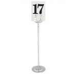 Olympia Stainless Steel Table Number Stand 305mm - Image 2