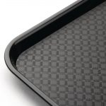 Olympia Kristallon Polypropylene Fast Food Tray Black Medium 415mm - Image 4