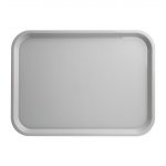 Olympia Kristallon Polypropylene Fast Food Tray Grey Medium 415mm