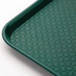 Olympia Kristallon Medium Polypropylene Fast Food Tray Green 415mm - Image 3
