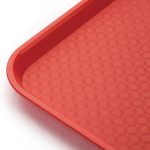 Olympia Kristallon Polypropylene Fast Food Tray Red Large 450mm - Image 3