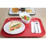 Olympia Kristallon Polypropylene Fast Food Tray Red Large 450mm - Image 5