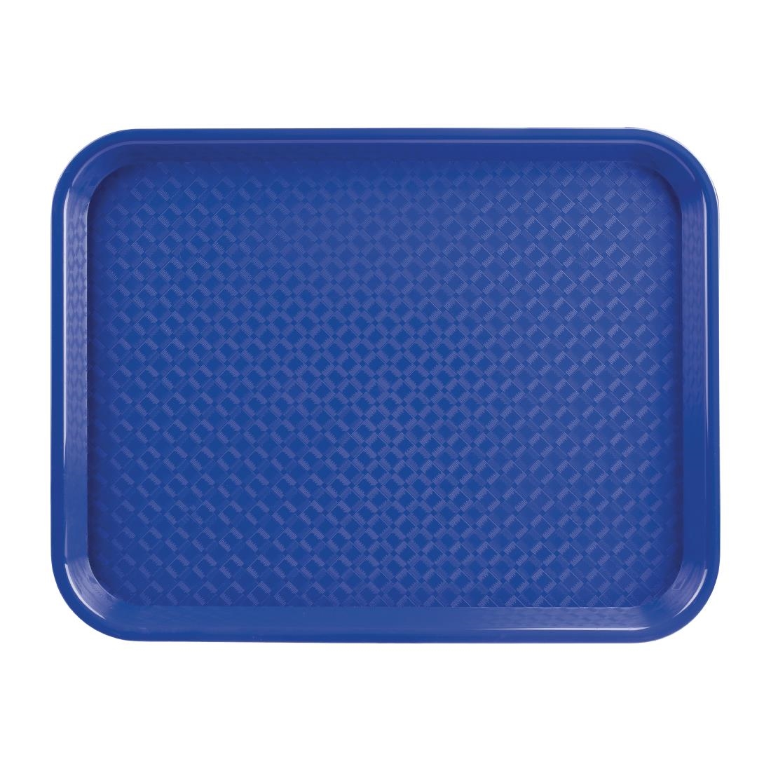 p512_fasttrayblue1.jpg Olympia Kristallon Polypropylene Fast Food Tray Blue Large 450mm - Image 1