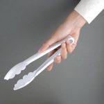 Vogue White Tongs 9" - Image 3
