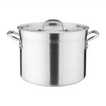 Vogue Aluminium Deep Boiling Pot 24cm - Image 2