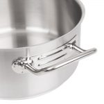 Vogue Stainless Steel Casserole Pan 24cm - Image 5