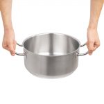 Vogue Stainless Steel Casserole Pan 24cm - Image 6
