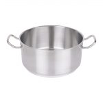 Vogue Stainless Steel Casserole Pan 28cm - Image 3