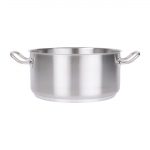 Vogue Stainless Steel Casserole Pan 28cm