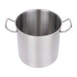 Vogue Stainless Steel Deep Stock Pot 24cm - Image 3