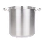 Vogue Stainless Steel Deep Stock Pot 30cm