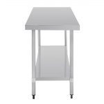 Vogue Stainless Steel Prep Table 1800mm - Image 6
