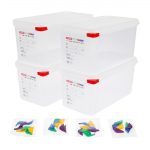 Araven Polypropylene 1/3 Gastronorm Food Container 6Ltr (4 Pack) - Image 8