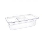 Vogue Polycarbonate 1/3 Gastronorm Container 100mm Clear - Image 3