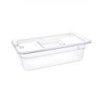 Vogue Polycarbonate 1/3 Gastronorm Container 100mm Clear - Image 4