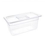 Vogue Polycarbonate 1/3 Gastronorm Container 150mm Clear - Image 3