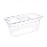 Vogue Polycarbonate 1/3 Gastronorm Container 150mm Clear - Image 4