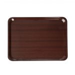 Cambro Capri Laminate Canteen Tray Mahogany 460mm - Image 4