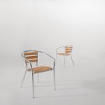 Bolero Aluminium and Ash Chairs (Pack of 4) - Image 7
