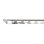 Bolero Steel and Aluminium Square Bistro Table 600mm - Image 4